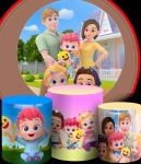 Bebefinn Familia Cilindro Redondo Pmg - imagem 2