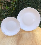 Prato Sobremesa Vitrificado Branco Feston 18Cm - imagem 2