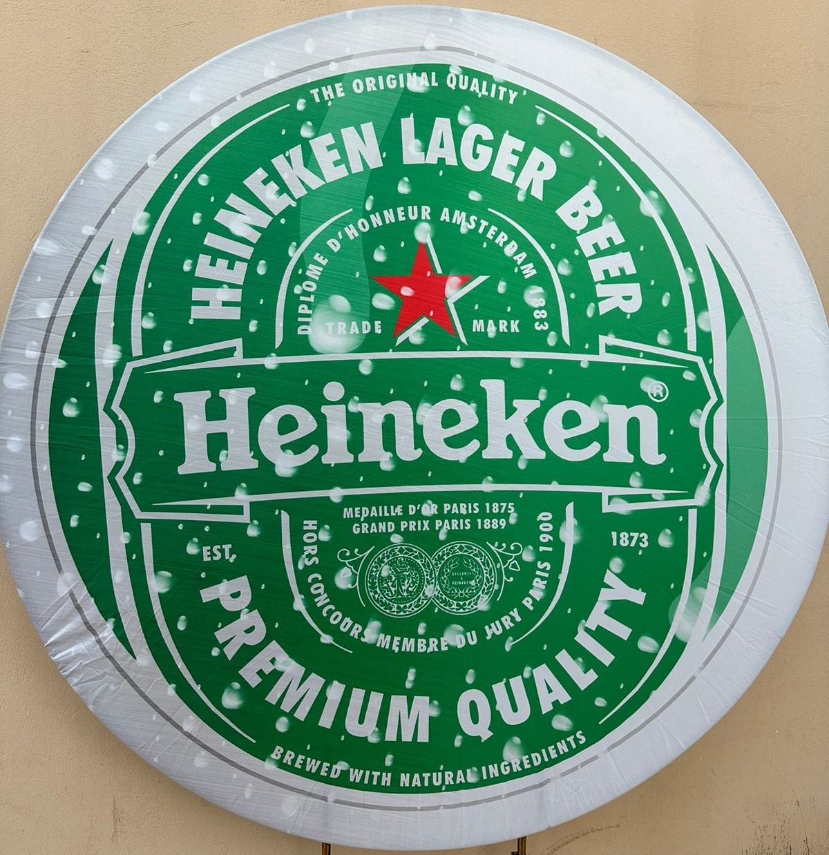 Boteco Heineken Verde - Painel Redondo 150Cms - FOCUSEVENTOSJATAI