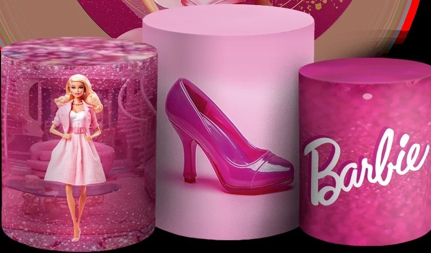 Barbie Sapatinho Rosa Pink Cilindro Redondo Pmg - FOCUSEVENTOSJATAI