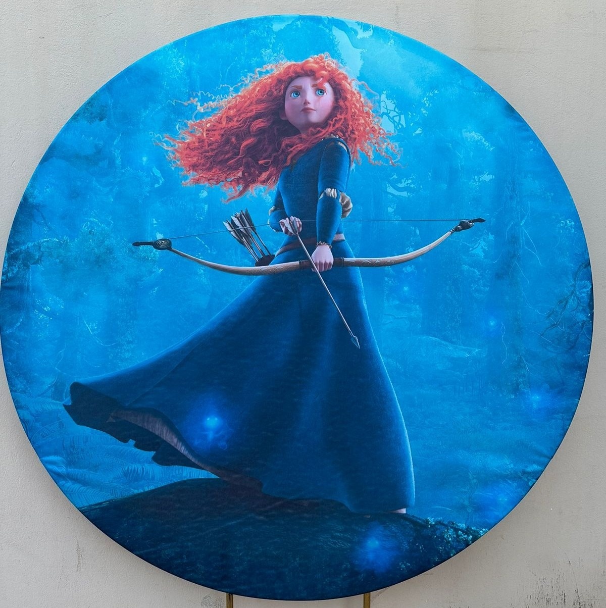 Valente Guerreira Painel Redondo 150Cm - FOCUSEVENTOSJATAI