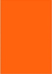 Laranja Liso Painel Retangular 220X150Cm Fundo Pintando Sete Lapis - imagem 1