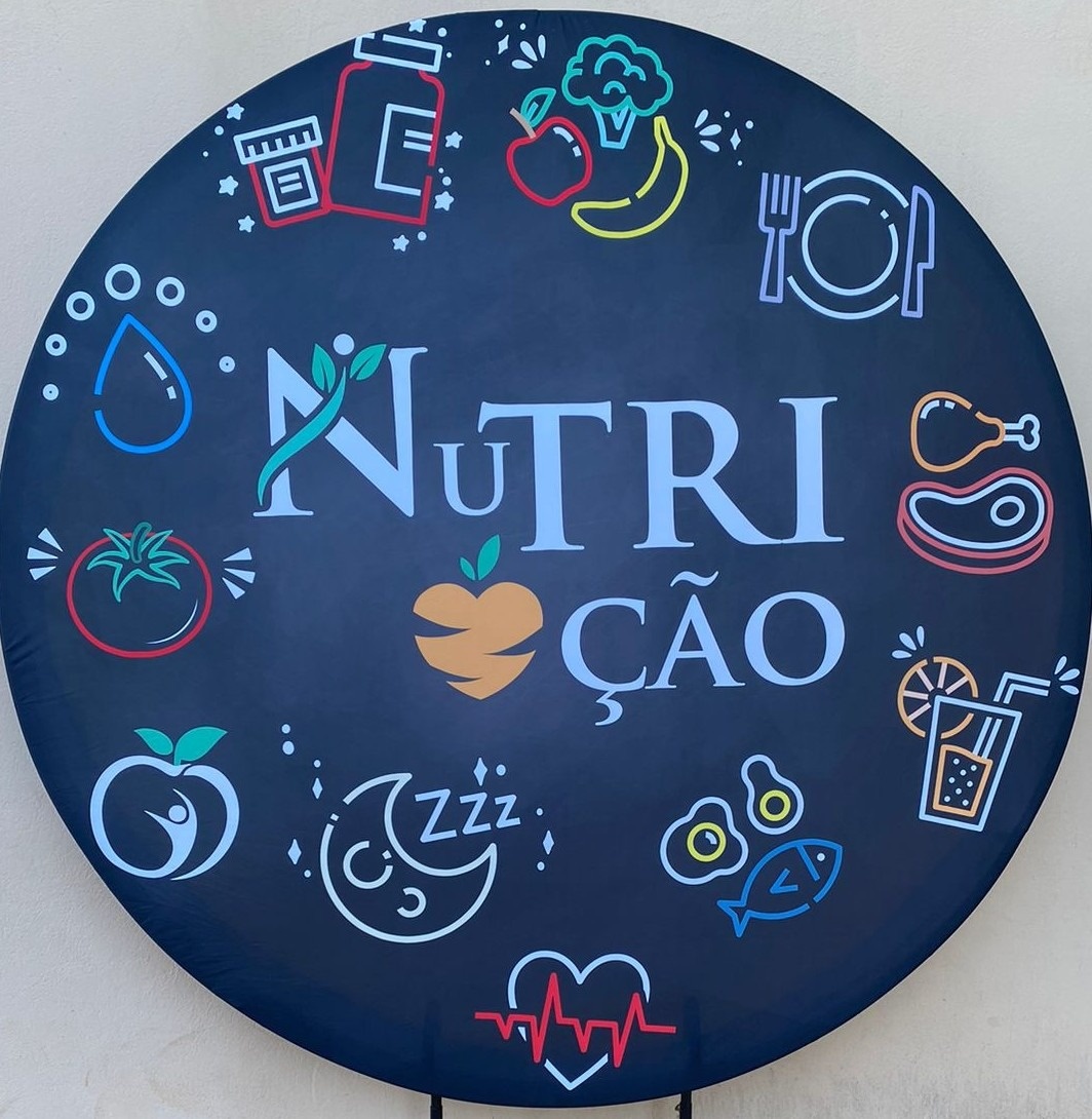 Profissão Nutrição Painel Redondo 150Cm - FOCUSEVENTOSJATAI
