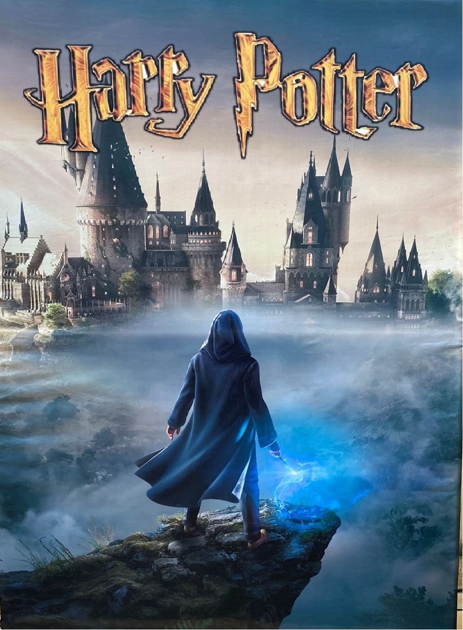 Harry Portter Castelo de Hogwarts Painel Retangular 220X150Cm Fundo Preto - FOCUSEVENTOSJATAI