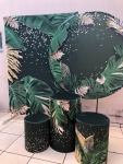 Folhagem Costela de Adao Verde E Dourado Cilindro Redondo Pmg 1/2 - imagem 2