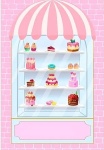 Confeitaria Doceria 01/02 Painel Retangular 220X150Cm Fundo Rosa Claro - imagem 2