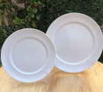 Prato Raso Laguna Branco Porcelana Germer 27Cm - imagem 2