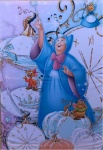 Cinderela Princesa Fada Madrinha Painel Retangular 220X150Cm - imagem 1