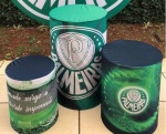 Futebol Palmeiras Imponente Cilindro Redondo Pmg - imagem 1