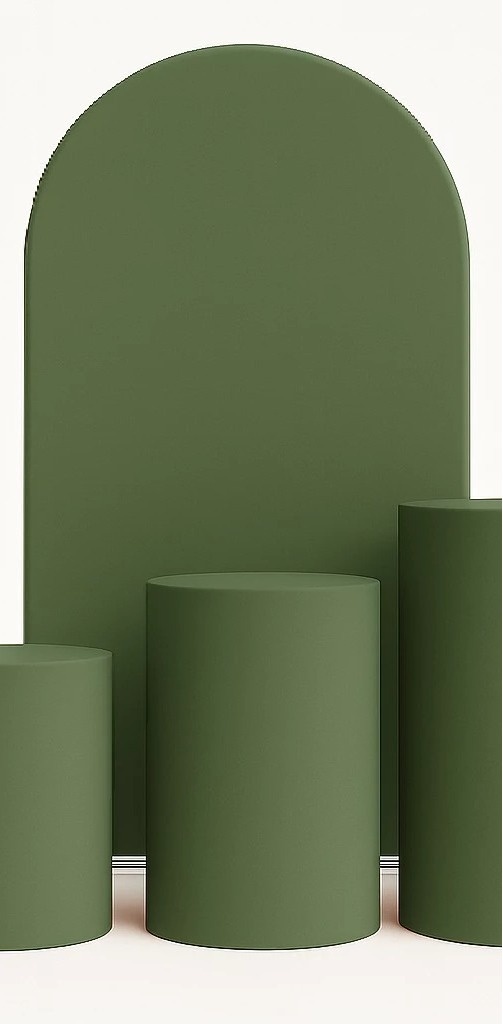 Verde Alcaparra Painel Romano 200X100Cm Fundo Lillo Stitch Costela de Adao Azul E Rosa - FOCUSEVENTOSJATAI
