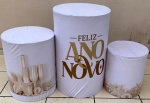 Ano Novo Champagne  Perolado Painel Redondo 150Cms - imagem 2