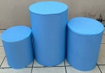 Azul Claro Candy Liso Cilindro Redondo Pmg - imagem 1
