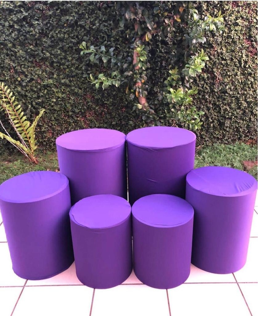 Roxo Liso Cilindro Redondo 2P2M2G - FOCUSEVENTOSJATAI