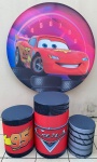 Carros Disney Velocimento Mc Queen Painel Redondo 150Cm - imagem 2