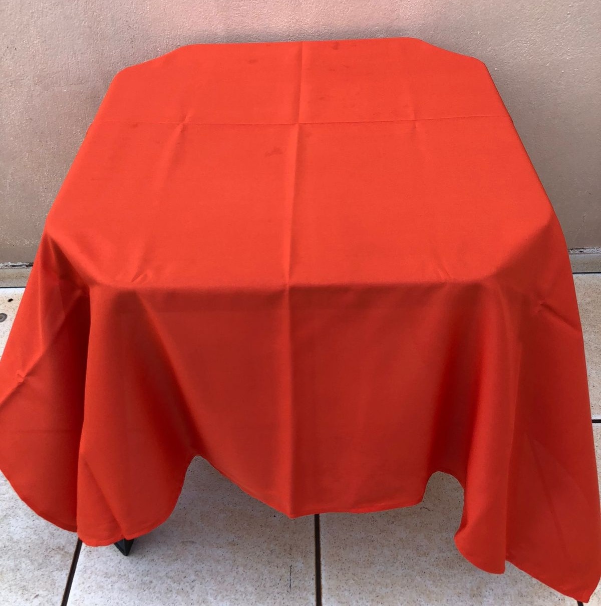 Forro Quadrado Laranja Oxford 140X140Cm - FOCUSEVENTOSJATAI