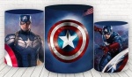 Capitão America Escudo Cilindro Redondo Pmg - imagem 1