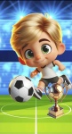 Futebol 3D Jogador Loirinhho Painel Redondo 150Cm - imagem 3