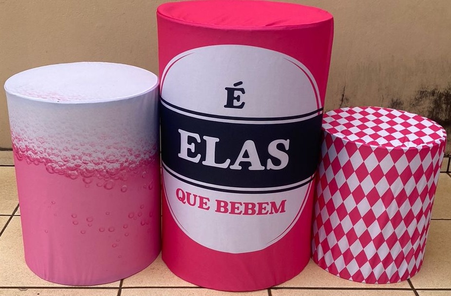 Boteco das Patroa Rosa - Cilindro Redondo Pmg - FOCUSEVENTOSJATAI