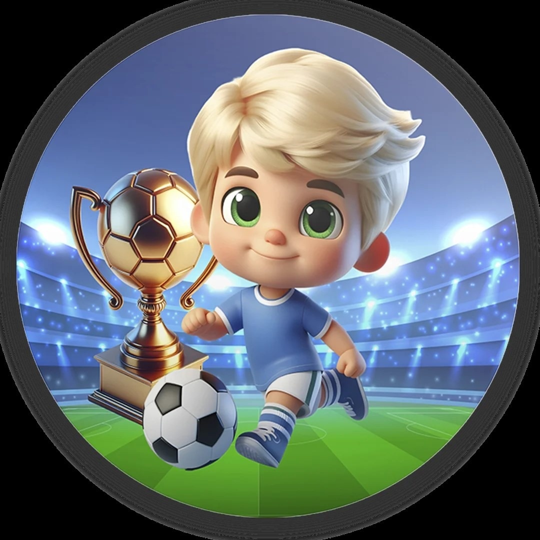 Futebol 3D Jogador Loirinhho Painel Redondo 150Cm - FOCUSEVENTOSJATAI