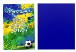 Futebol Copa Do Mundo Hoje Tem Jogo Painel Retangular 220X150Cm Fundo Azul Roual Liso - imagem 2