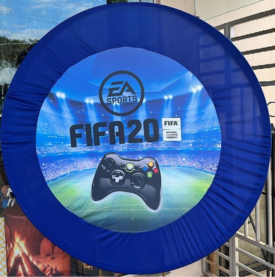Futebol Fifa20 Painel Redond150Cm - FOCUSEVENTOSJATAI
