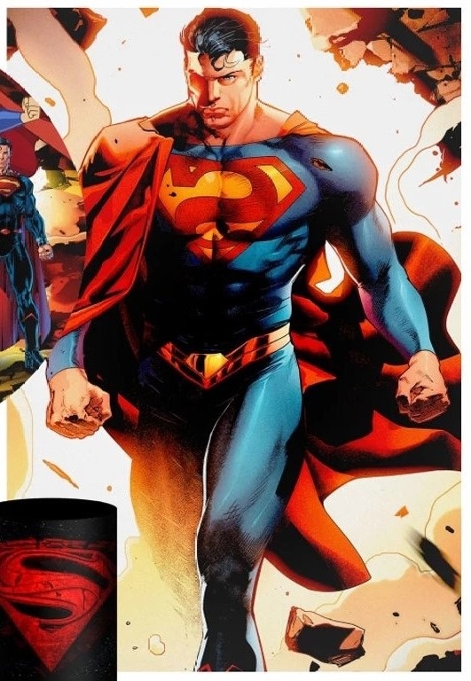 Super Man Retro Painel Retangular 220X150Cm - FOCUSEVENTOSJATAI