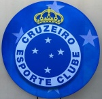 Futebol Cruzeiro Azulão Painel Redondo 150Cm - imagem 1