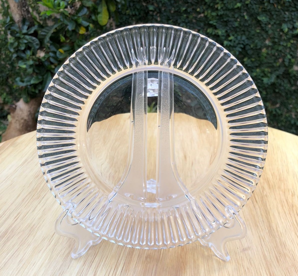 Prato Sobremesa Cristal Transparente Renaissance 19Cm - FOCUSEVENTOSJATAI