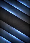 Geometrico Grafite Luz Faixas Painel Retangular 220X150Cms - Fundo Roxo  - imagem 1