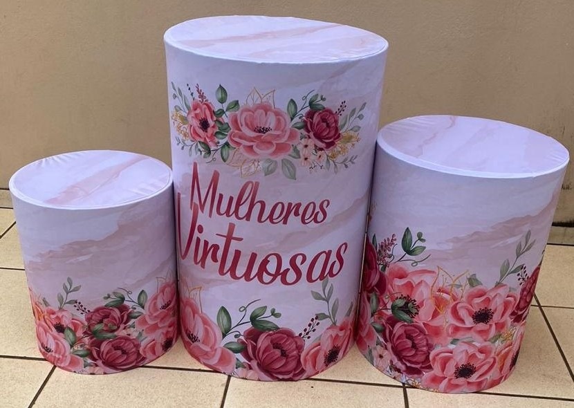Cha das Mulheres Virtuosas Cilindro Redondo Pmg - FOCUSEVENTOSJATAI