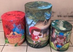 Chapeuzinho Vermelho E Lobo Cilindro Redondo Pmg - imagem 1