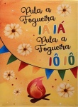 Festa Junino Amarelo Painel Retangular 220X150Cm - imagem 1