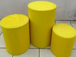 Amarelo Vivo Liso - Painel Redondo 150Cms - imagem 2