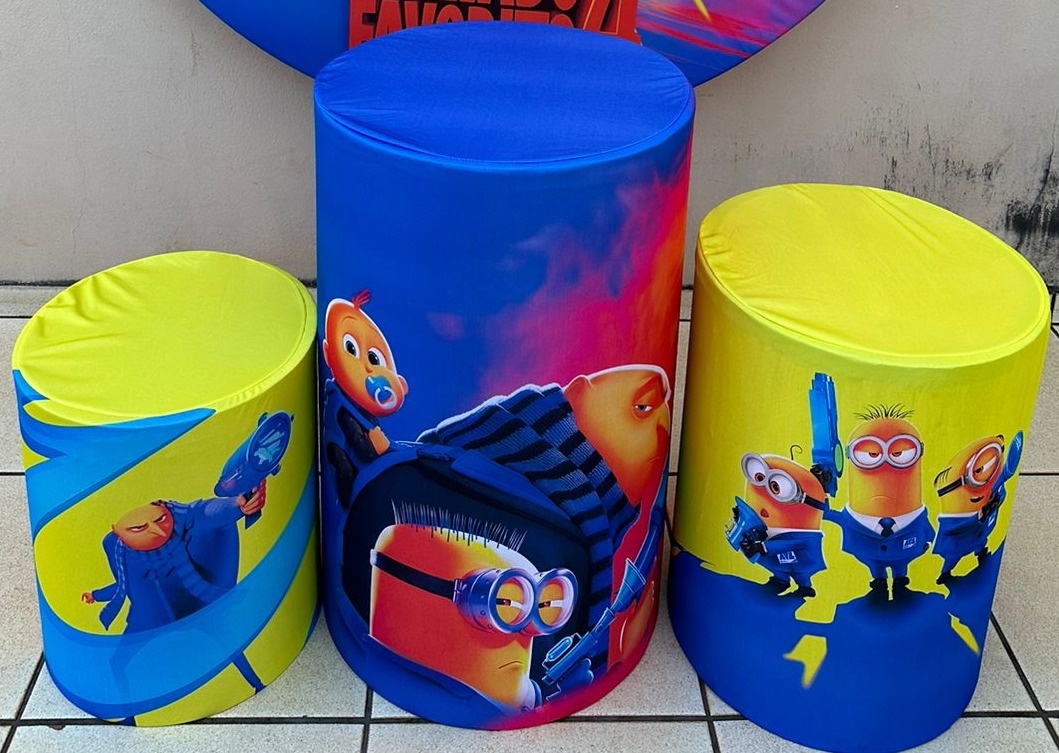 Meu Malvado Favorito Cilindro Redondo Pmg - FOCUSEVENTOSJATAI