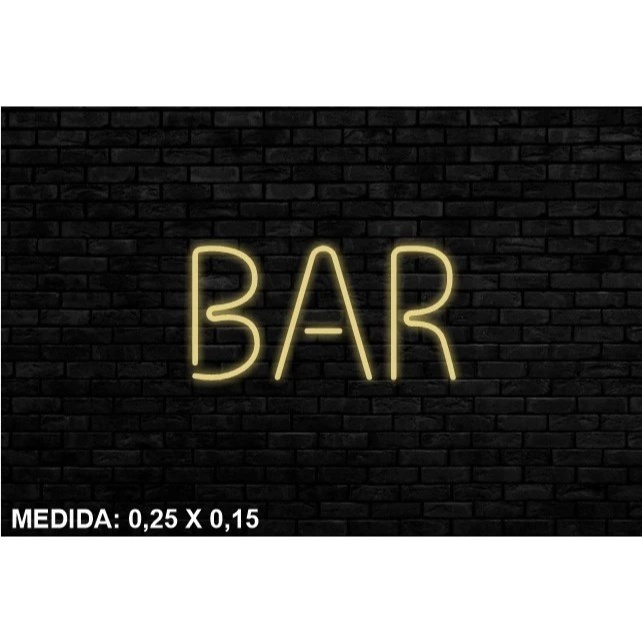 Led Bar Branco Quente 25X15Cms - FOCUSEVENTOSJATAI