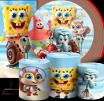 Bob Esponja 3D Painel Redondo 150Cm - imagem 3