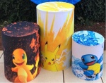 Pokemon Pikachu Cilindro Redondo 150Cm - imagem 1