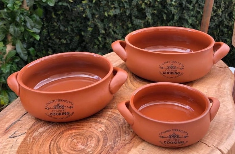 Panelinha Porcelana Rústica Countru Cooking Média 19X55Cm - FOCUSEVENTOSJATAI