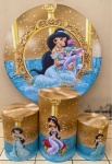 Jasmine Princesa Alladin Painel Redondo 150Cm - imagem 2