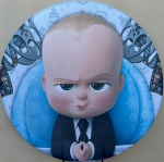 Poderoso Chefinho Branquinho Rolo de Filme Painel Redondo 150Cm - imagem 1