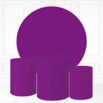 Roxo Uva Painel Redondo 150Cm - imagem 2