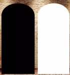 Branco Liso 01/02 Painel Romano 200X100Cm - Fundo Preto Liso - imagem 2