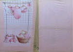 Cha Bebê Oh Baby Rosa Painel Retangular 220X150Cm - Fundo Rosa Claro - imagem 3