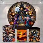 Halloween Familia Adamans Cilindro Redondo Pmg - imagem 2