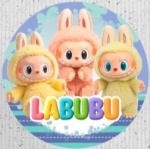 Labubu Painel Redondo 150Cm - imagem 1