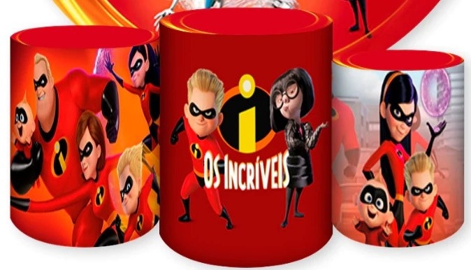 Incriveis 3D Cilindro Redondo Pmg - FOCUSEVENTOSJATAI