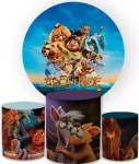 Arca de Noé 3D Animais Cilindro Redondo 150Cm - imagem 2