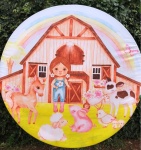 Fazendinha Aquarela Painel Redondo 150Cm - imagem 2