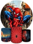 Homem Aranha Na Favela Painel Redondo 150Cm - imagem 2