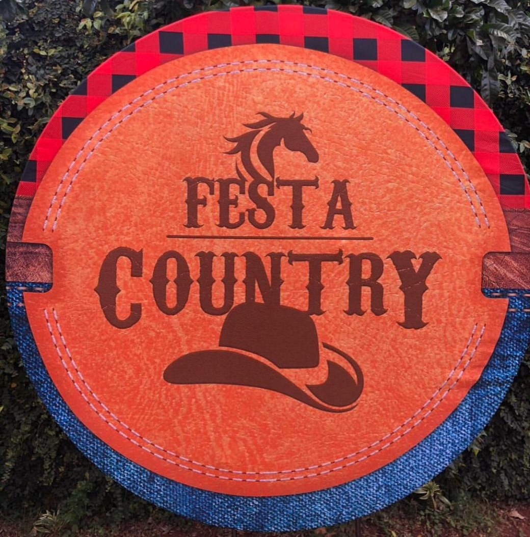 Country Festa Sherife Painel Redondo 150Cm - FOCUSEVENTOSJATAI